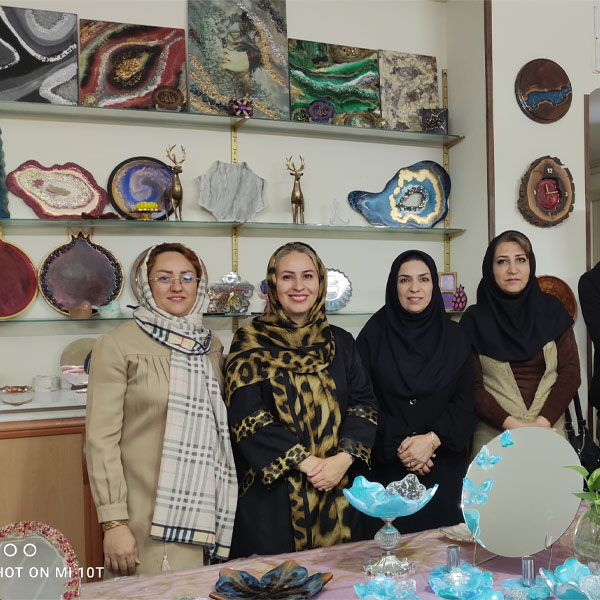 نمایشگاه رزین فرگل