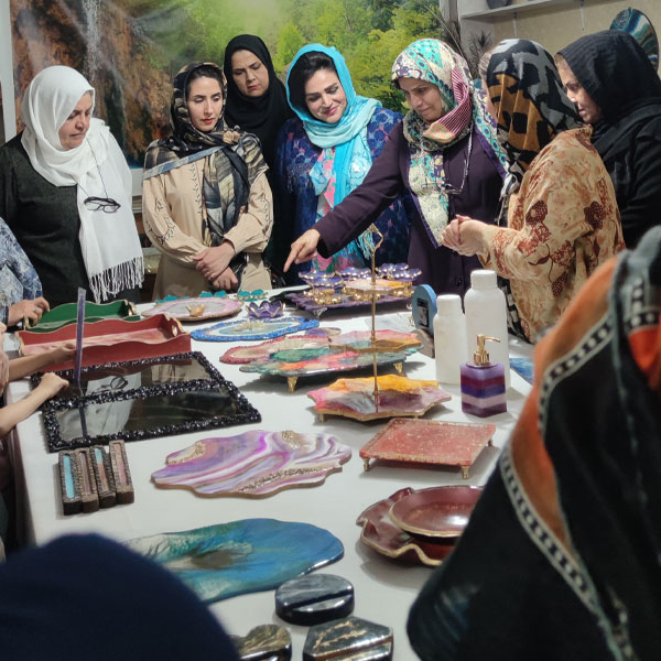 نمایشگاه رزین فرگل