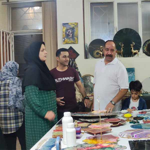 نمایشگاه رزین فرگل